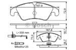 REMSA-EUROFREN BRAKES S.L1304.10: Sada brzdových platničiek