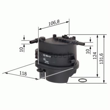 Bosch Filtre Diesel Auto N6500 - 0450906500 - Protection Moteur Haute Performance
